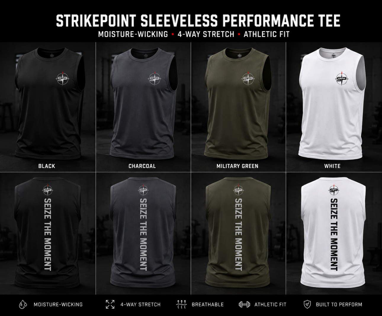 StrikePoint Sleeveless Performance Tee