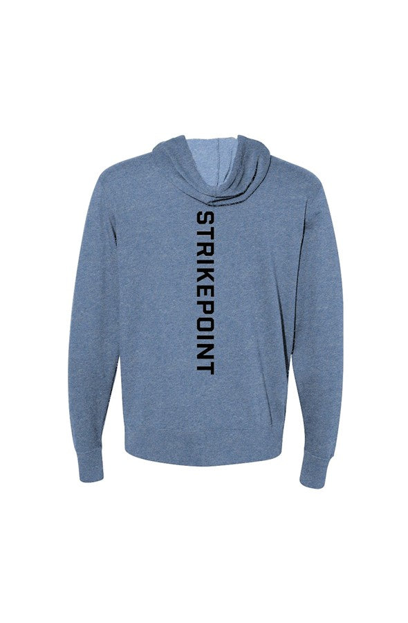Heathered French Terry Full Zip Hooded Sweatshirt
