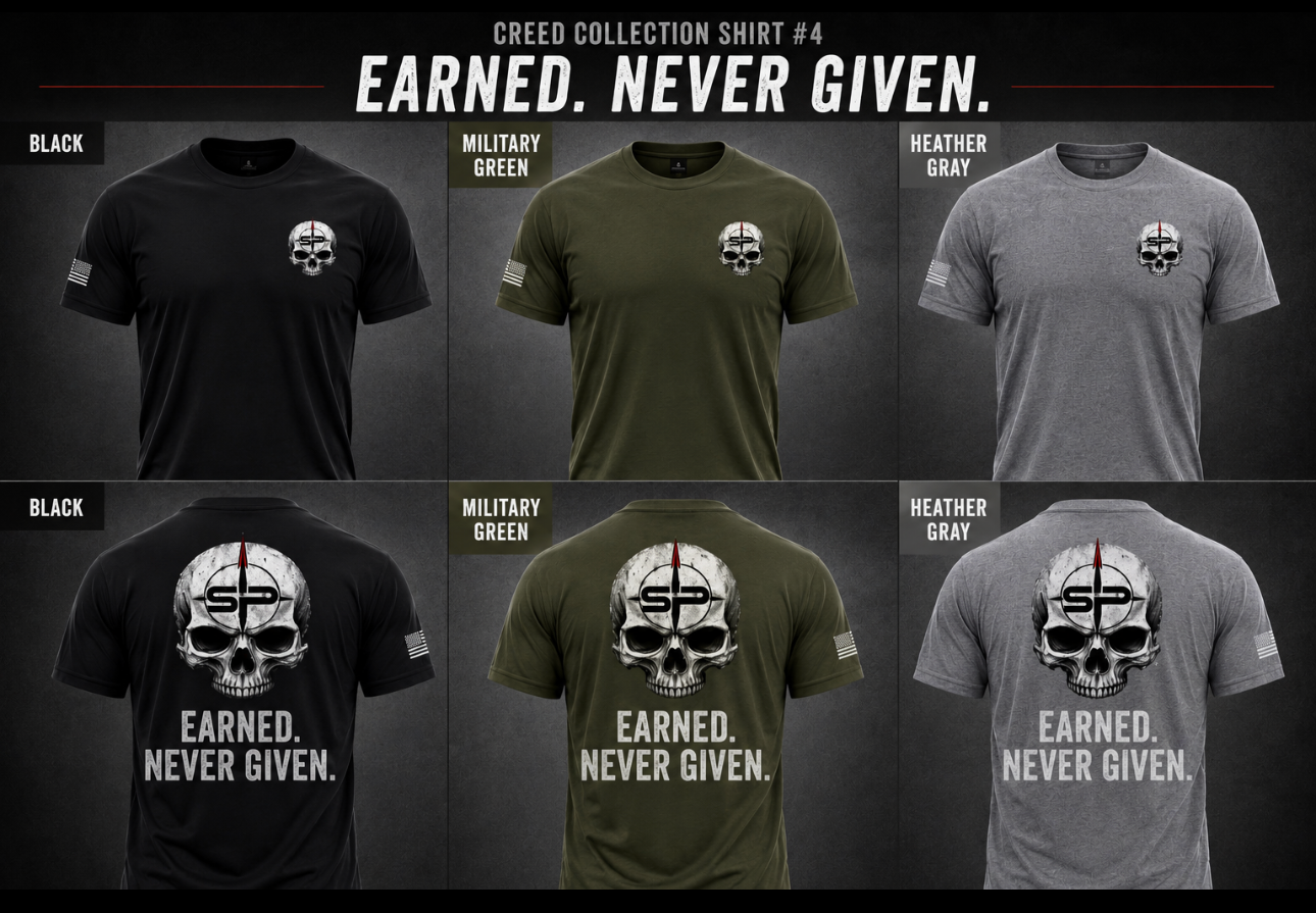 Earned. Never Given.