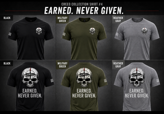 Earned. Never Given.
