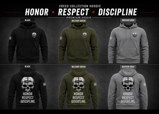 Creed Honor. Respect. Discipline. Premium hoodie